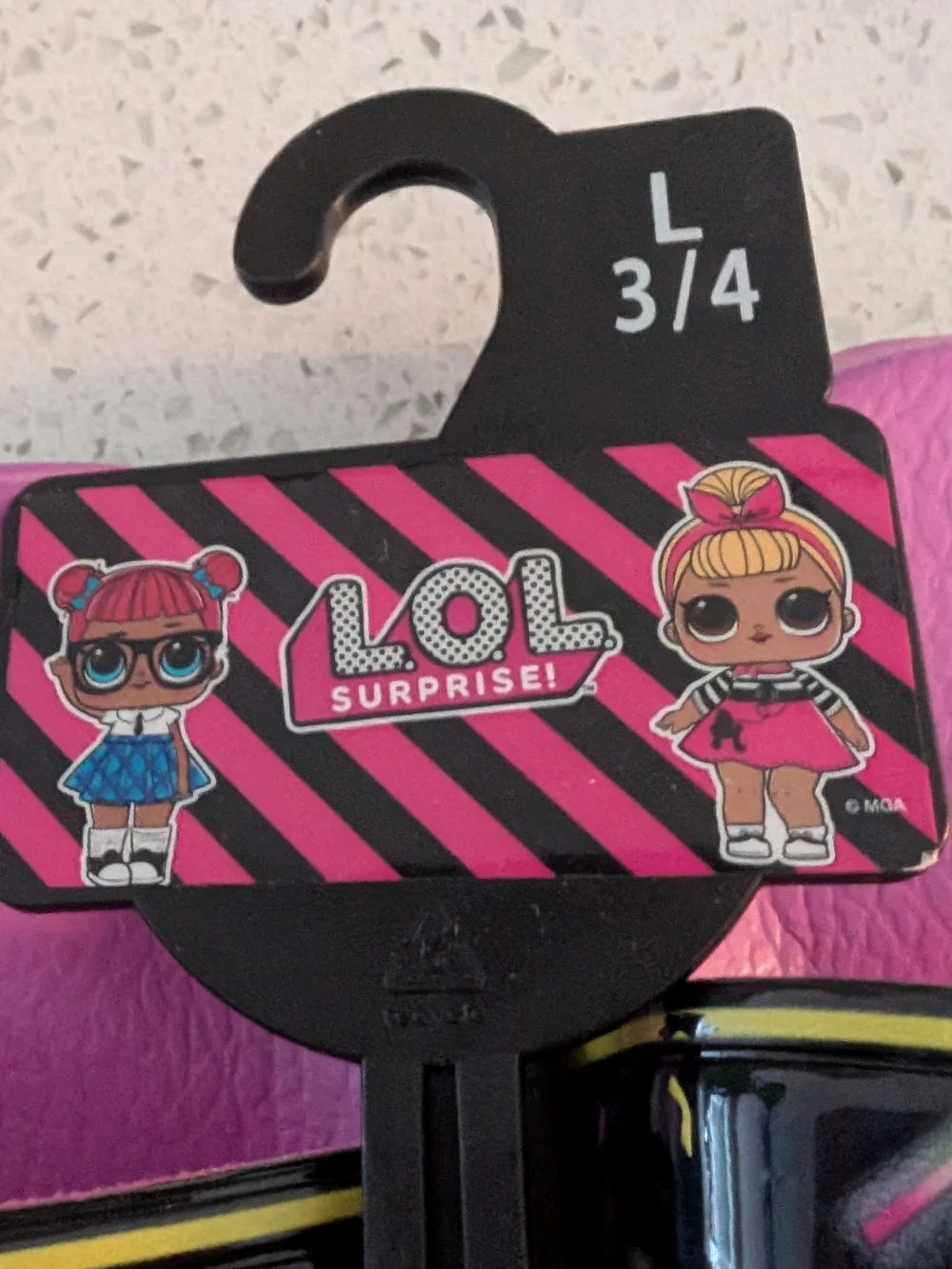 L.O.L. Surprise! Pink & Teal Character Slide Sandals